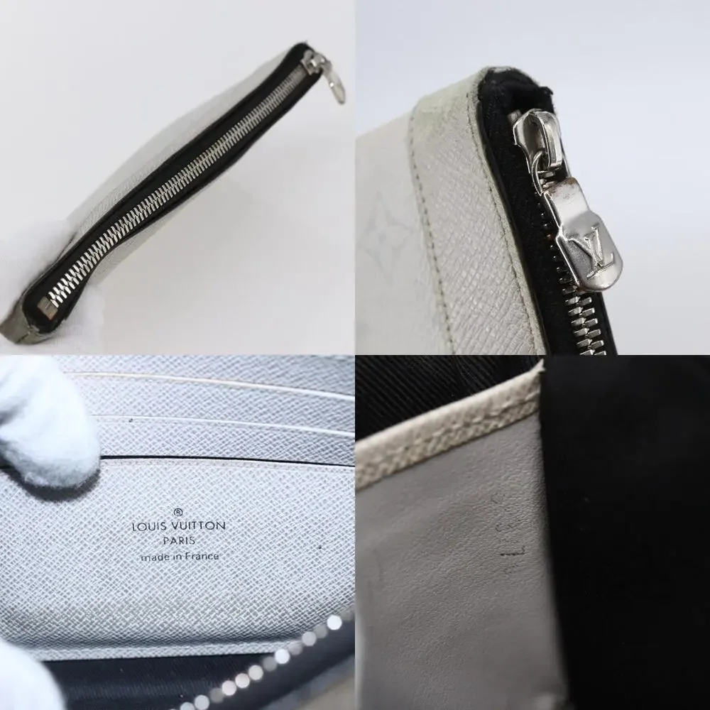 Louis Vuitton Monogram Taigarama Pochette Discovery PM Gray Clutch Bag